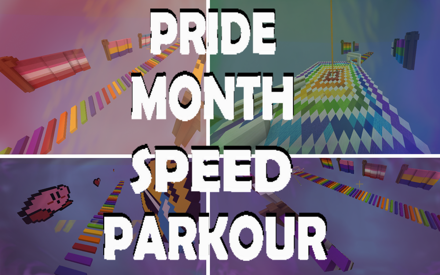 Descarca Pride Month Speed Parkour! pentru Minecraft 1.14.2